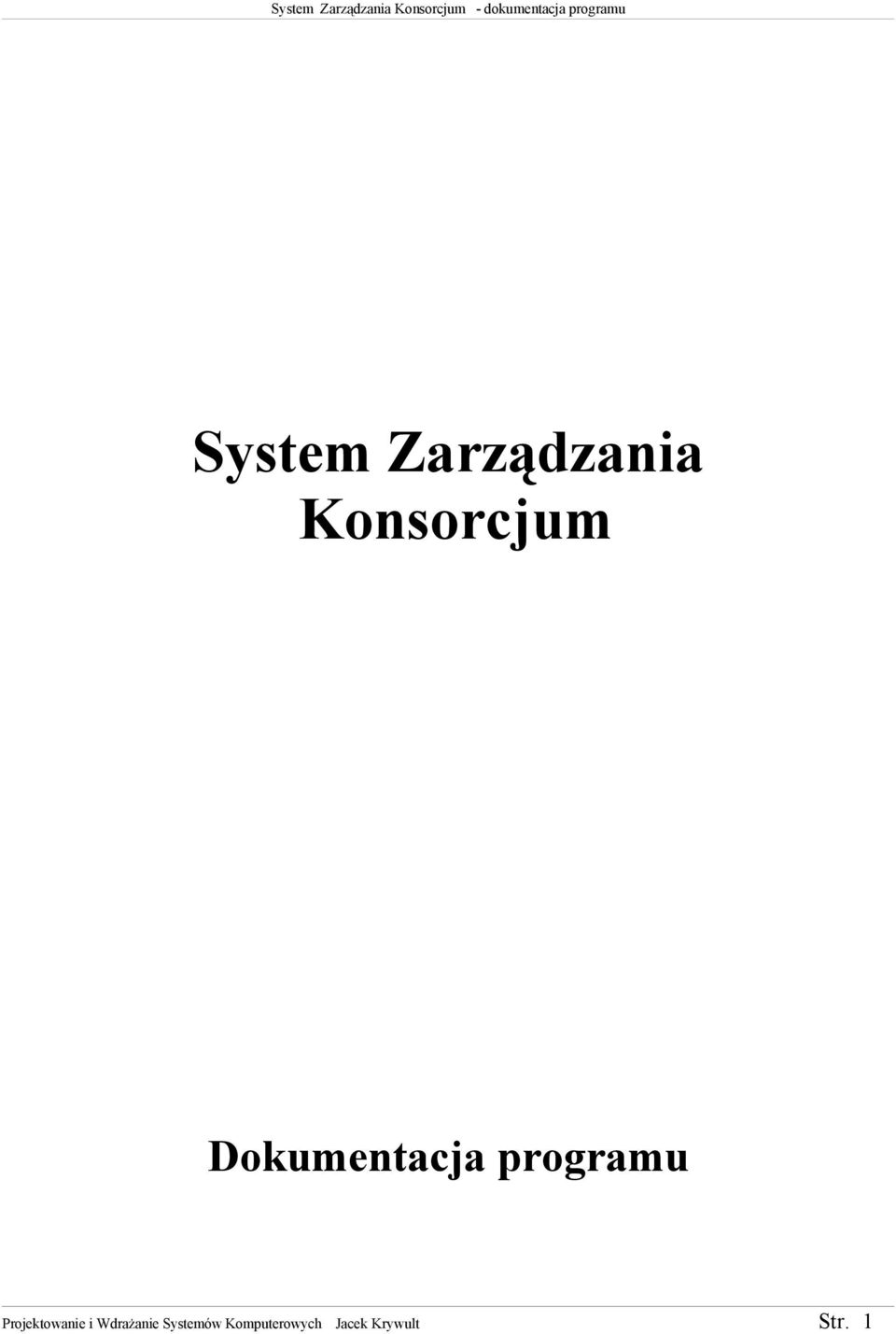 Projektowanie i Wdrażanie