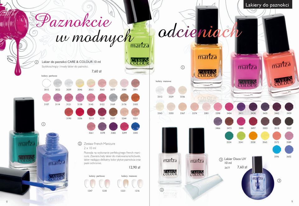 7 89 96 60 8 Zestaw French Manicure x 0 ml Pozwala na wykonanie perfekcyjnego french manicure.