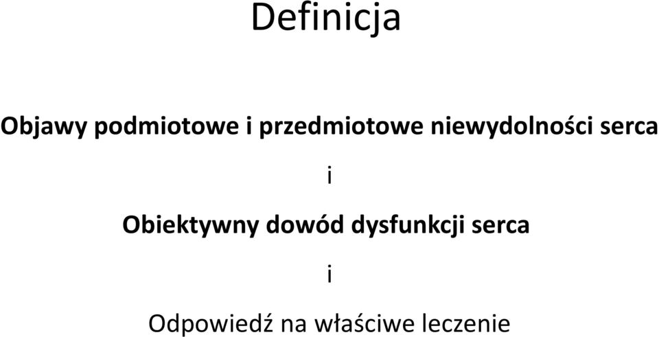 Obiektywny dowód dysfunkcji