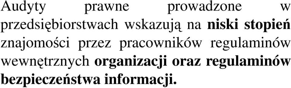 pracowników regulaminów wewnętrznych