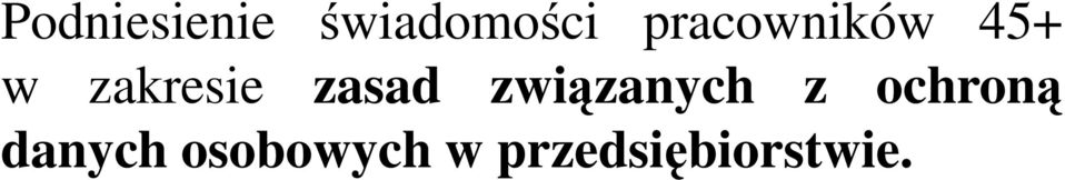 zasad związanych z ochroną