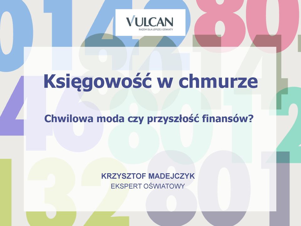 przyszłość finansów?