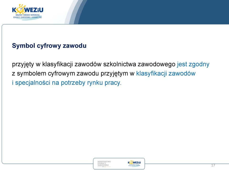 symbolem cyfrowym zawodu przyjętym w