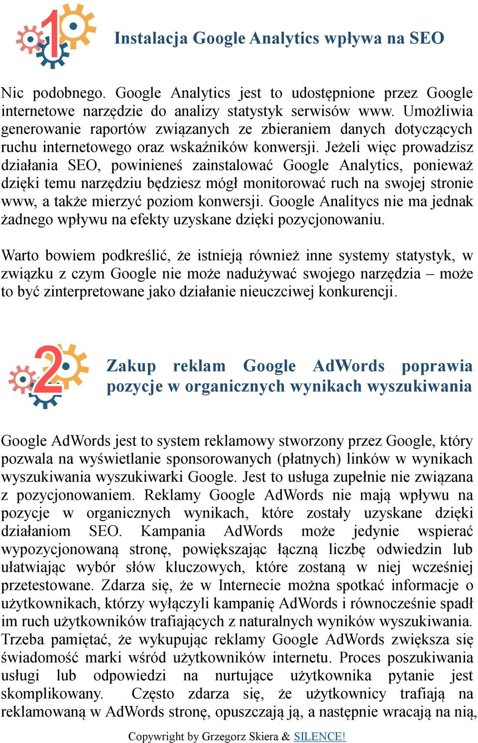 Jeżeli więc prowadzisz działania SEO, powinieneś zainstalować Google Analytics, ponieważ dzięki temu narzędziu będziesz mógł monitorować ruch na swojej stronie www, a także mierzyć poziom konwersji.