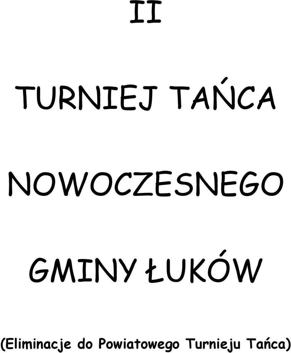 ŁUKÓW (Eliminacje do