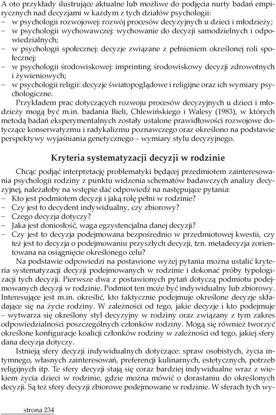 - nia psychologii rodziny z punktu widzenia schematów