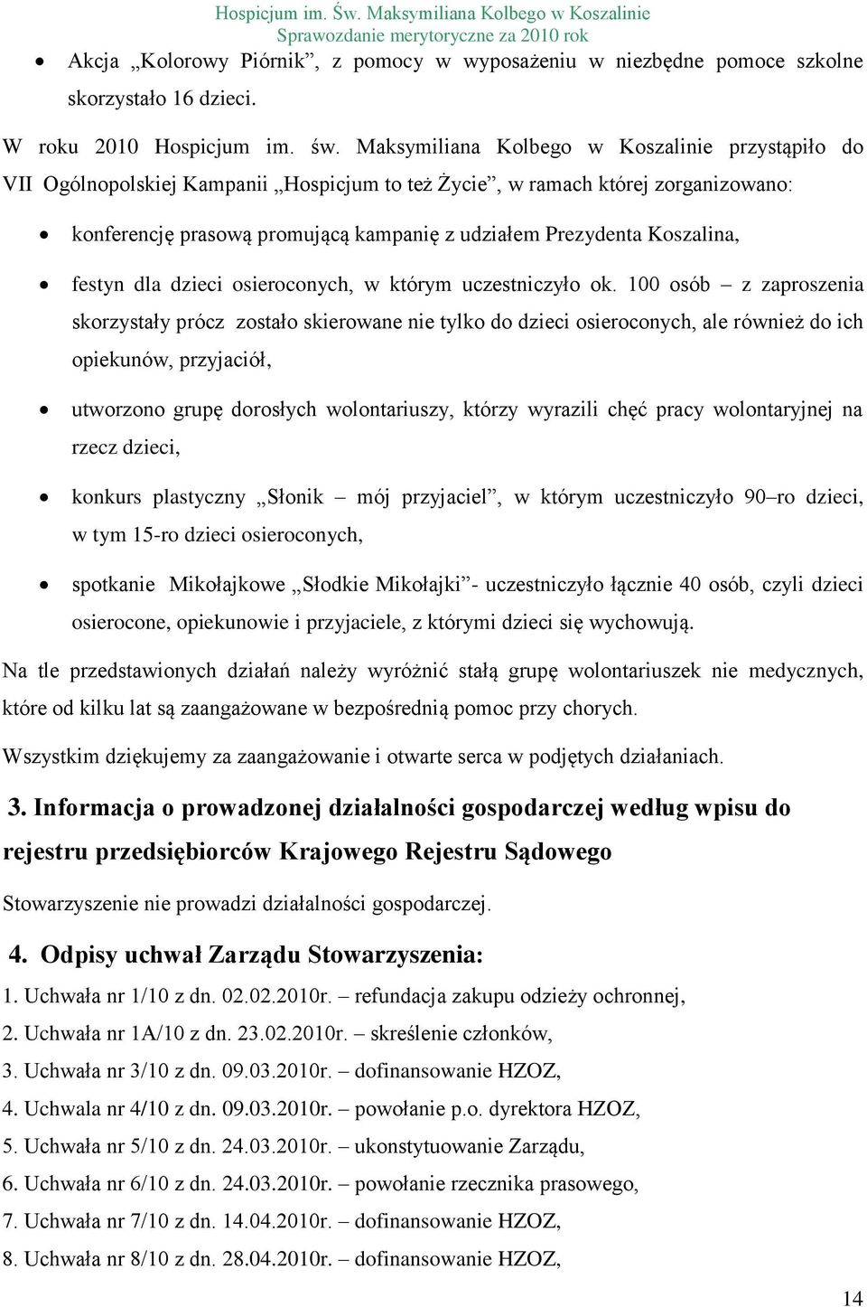 Koszalina, festyn dla dzieci osieroconych, w którym uczestniczyło ok.