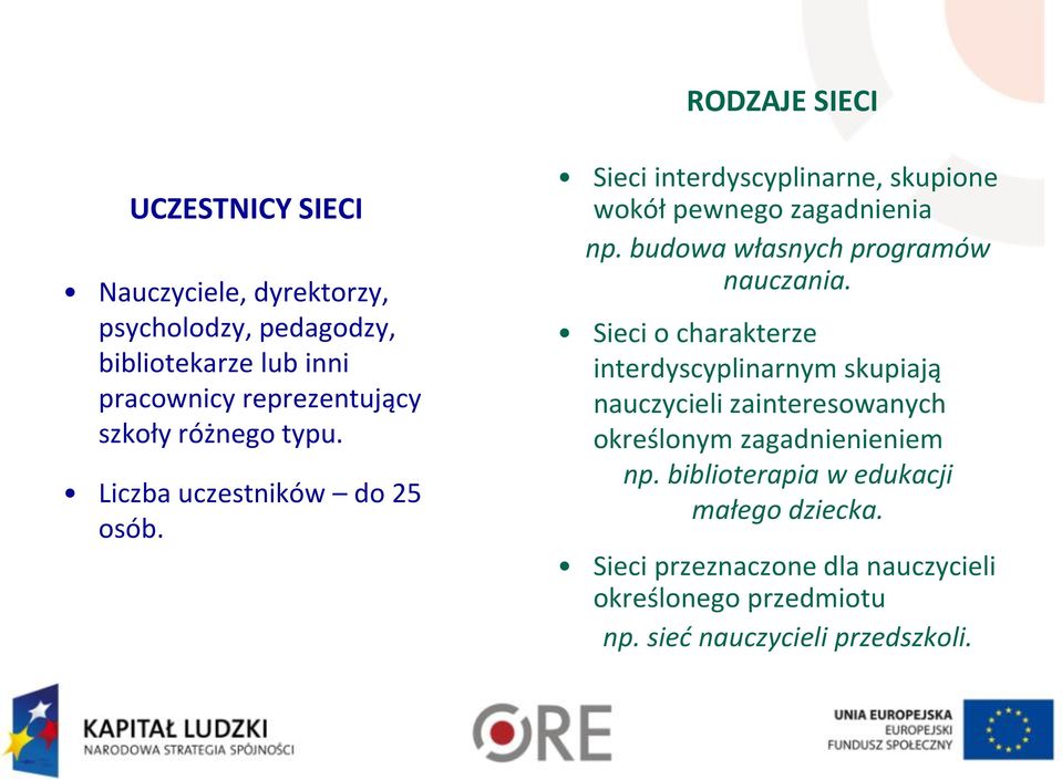 budowa własnych programów nauczania.