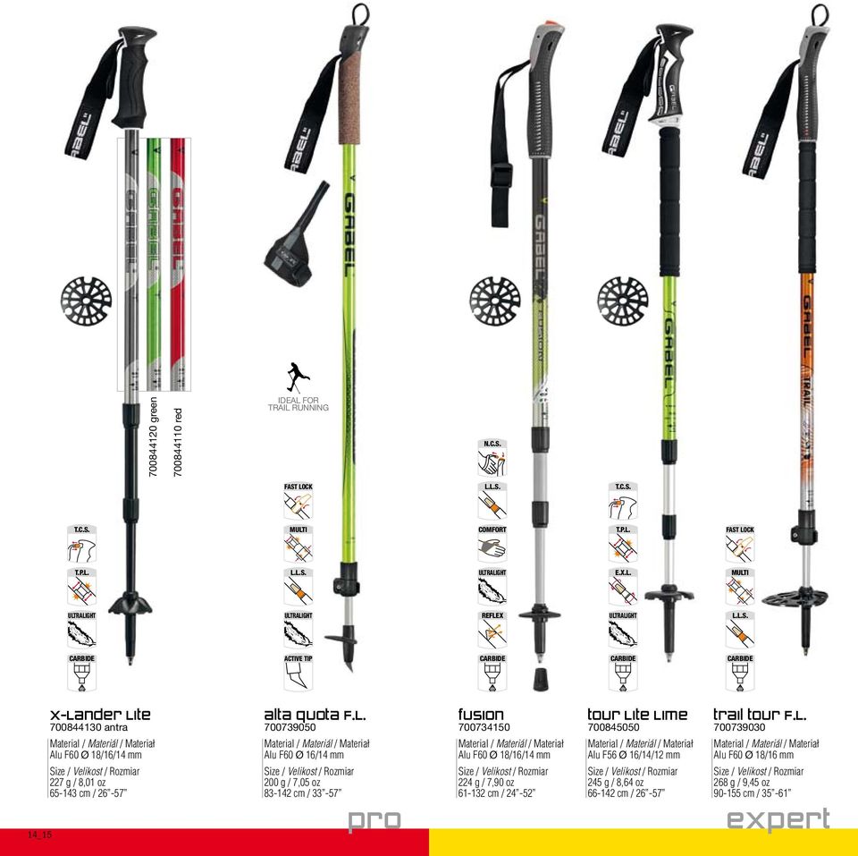 65-143 cm / 26-57 alta quota F.L.