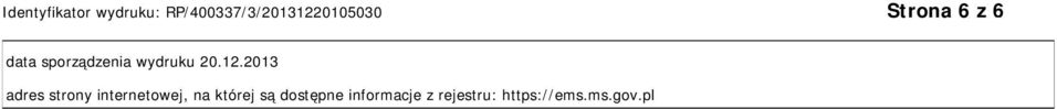 2013 adres strony internetowej, na