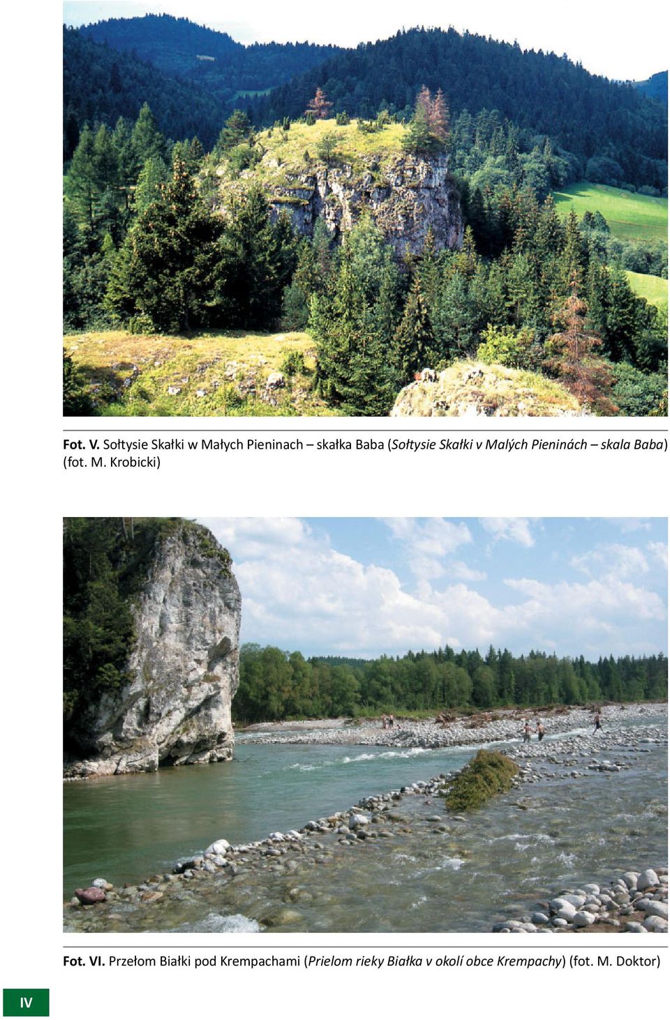 Skałki v Malých Pieninách skala Baba) (fot. M. Krobicki) Fot.