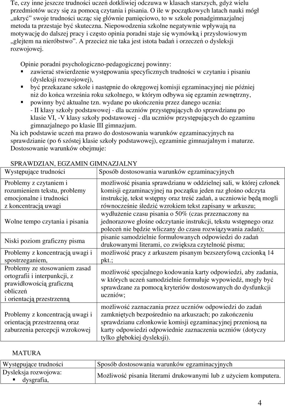 Niepowodzenia szkolne negatywnie wpływają na motywację do dalszej pracy i często opinia poradni staje się wymówką i przysłowiowym glejtem na nieróbstwo.