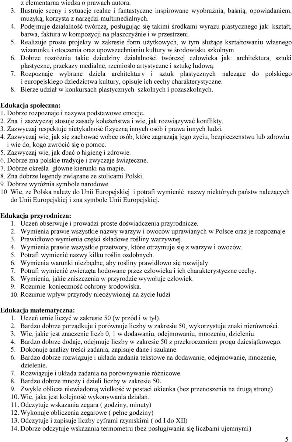 Realizuje proste projekty w zakresie form użytkowych, w tym służące kształtowaniu własnego wizerunku i otoczenia oraz upowszechnianiu kultury w środowisku szkolnym. 6.