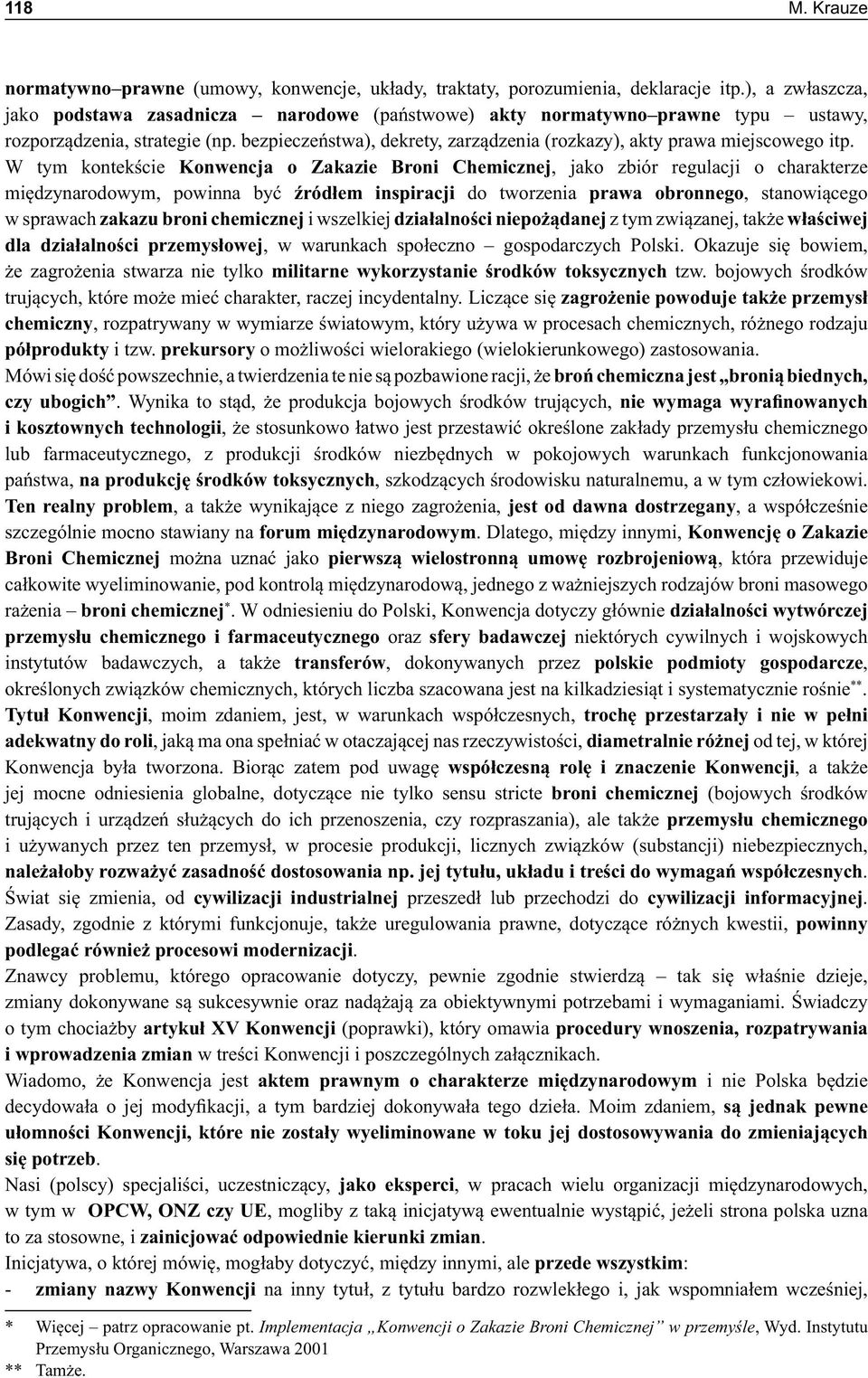 * sfery badawczej transferów polskie podmioty gospodarcze **. adekwatny do roli broni chemicznej.