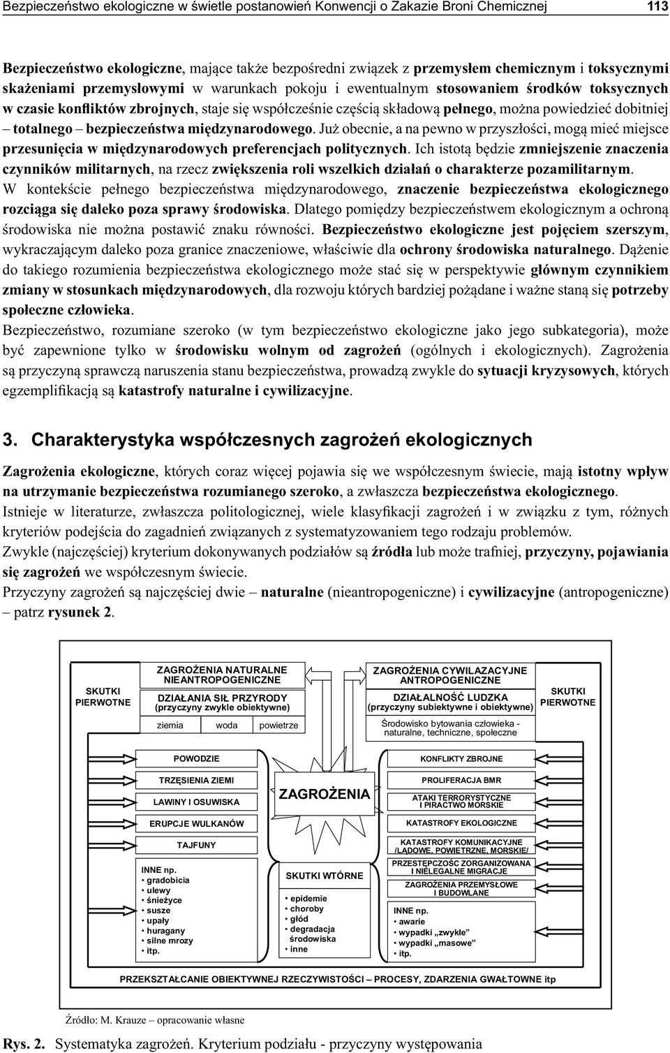 (przyczyny subiektywne i obiektywne) Środowisko bytowania człowieka - naturalne, techniczne, społeczne SKUTKI PIERWOTNE POWODZIE KONFLIKTY ZBROJNE TRZĘSIENIA ZIEMI LAWINY I OSUWISKA ERUPCJE WULKANÓW