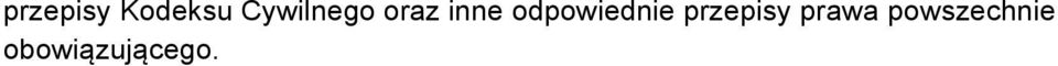 odpowiednie przepisy