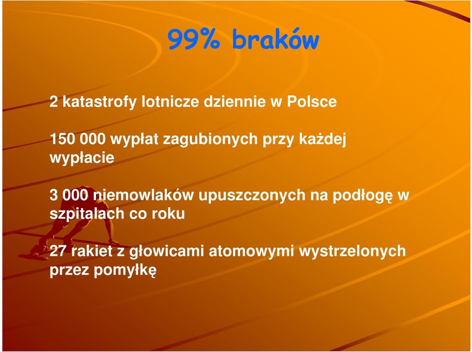 niemowlaków upuszczonych na podłogę w szpitalach co