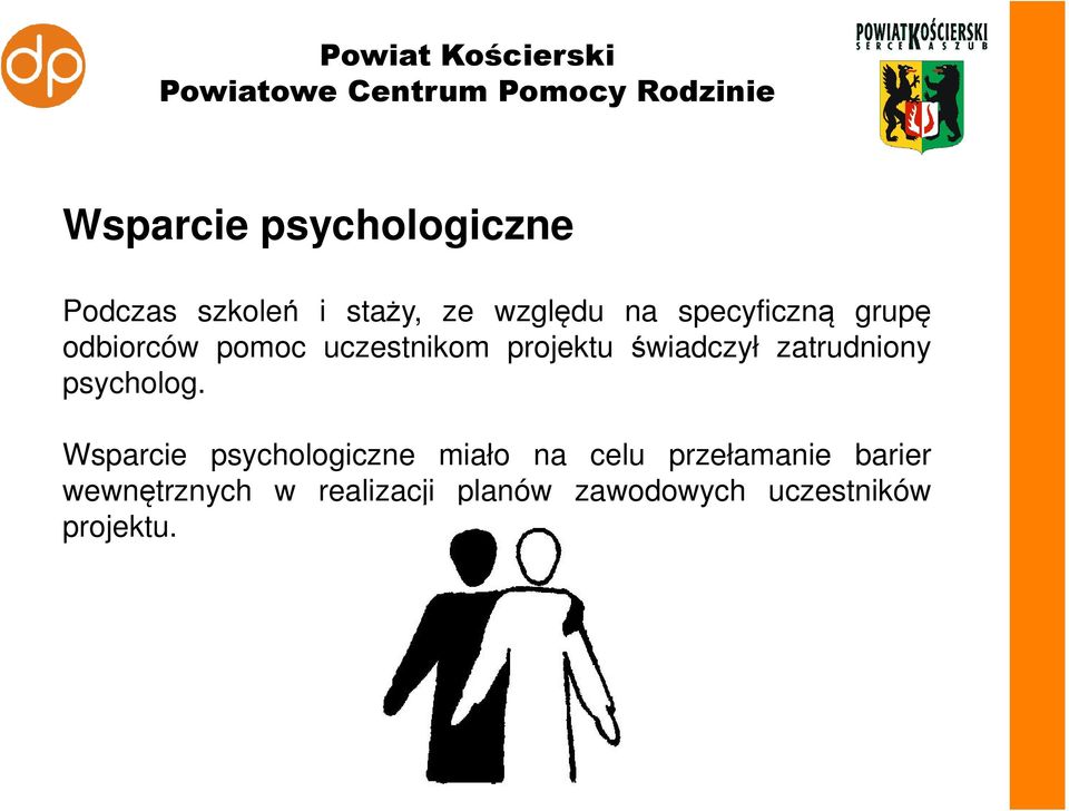 zatrudniony psycholog.