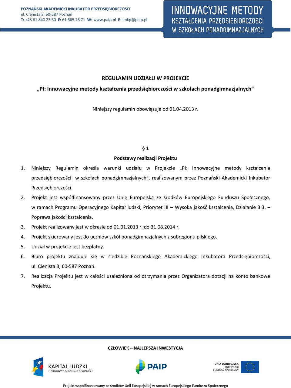 Przedsiębiorczości. 2.