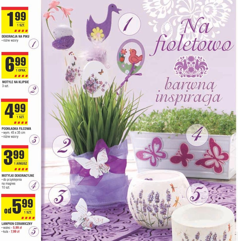 4 99 1 szt. POdkłADKA FILCOWA wym.