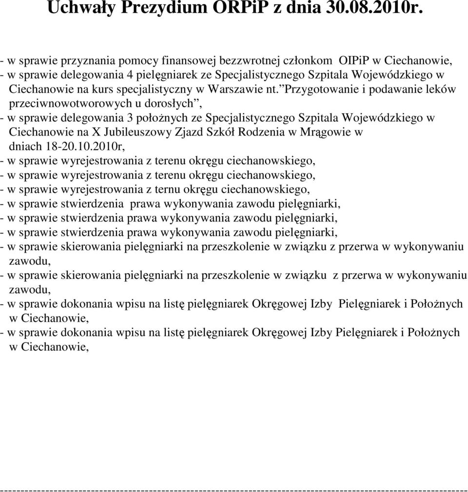 Warszawie nt.