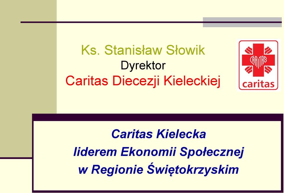 Caritas Kielecka liderem