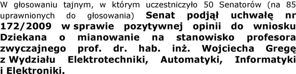 zwyczajnego prof. dr. hab. inŝ.