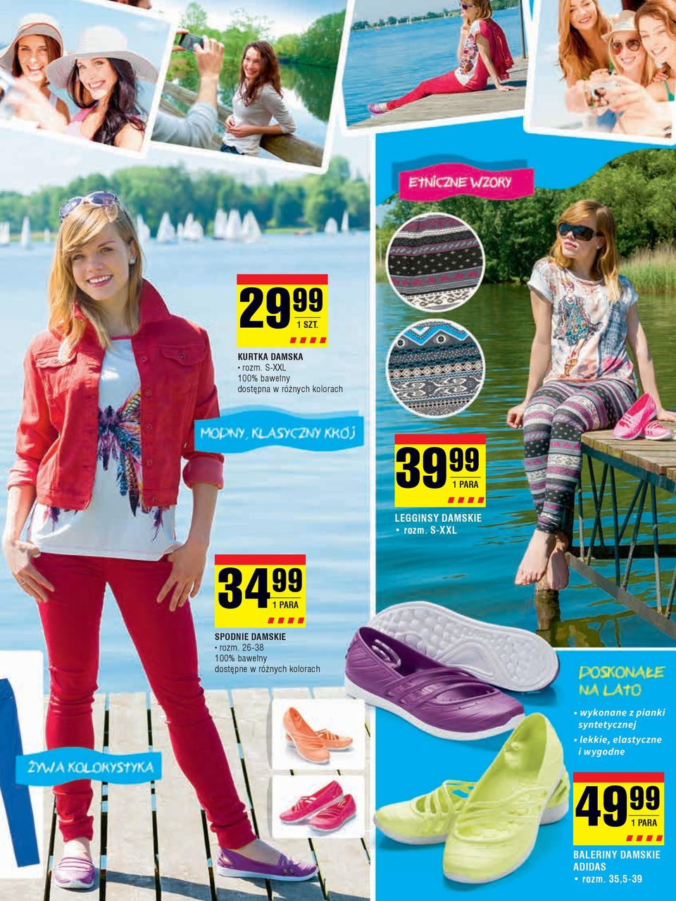rozm. S-XXL 34 99 1 PARA SPODNIE DAMSKIE rozm.