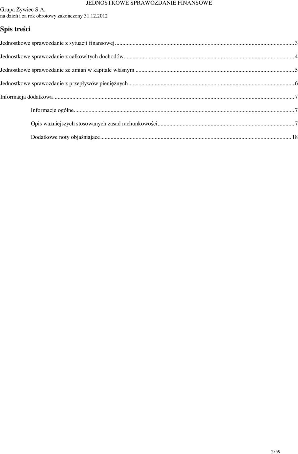 .. 4 Jednostkowe sprawozdanie ze zmian w kapitale własnym.