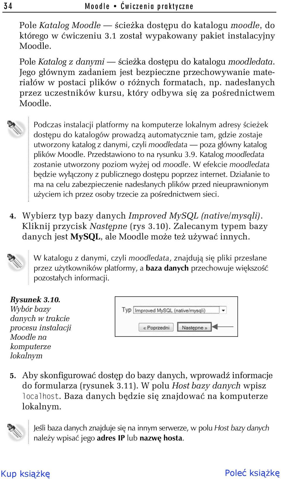 nades anych przez uczestników kursu, który odbywa si za po rednictwem Moodle.