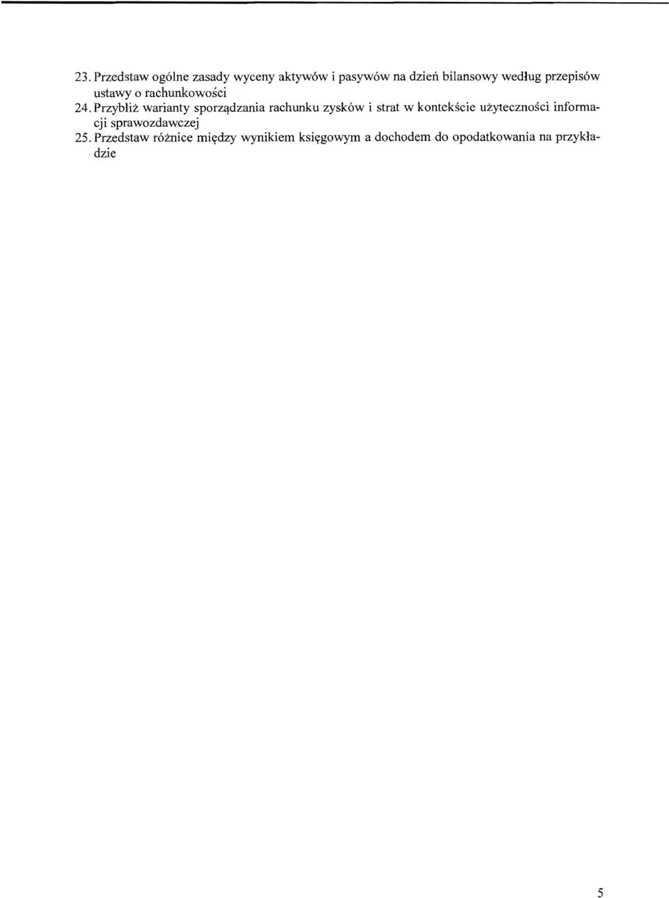 Przybliż warianty sporządzania rachunku zysków i strat w kontekście