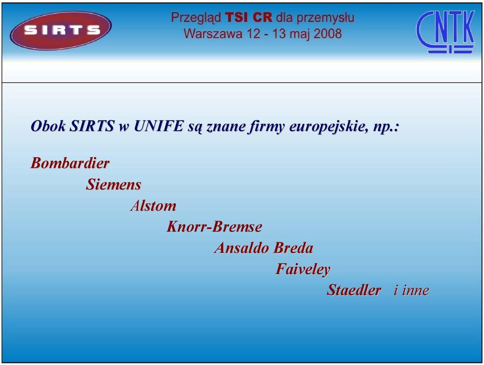: Bombardier Siemens Alstom