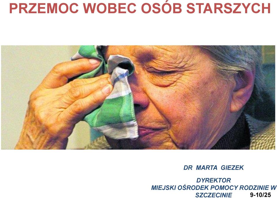 DYREKTOR MIEJSKI OŚRODEK