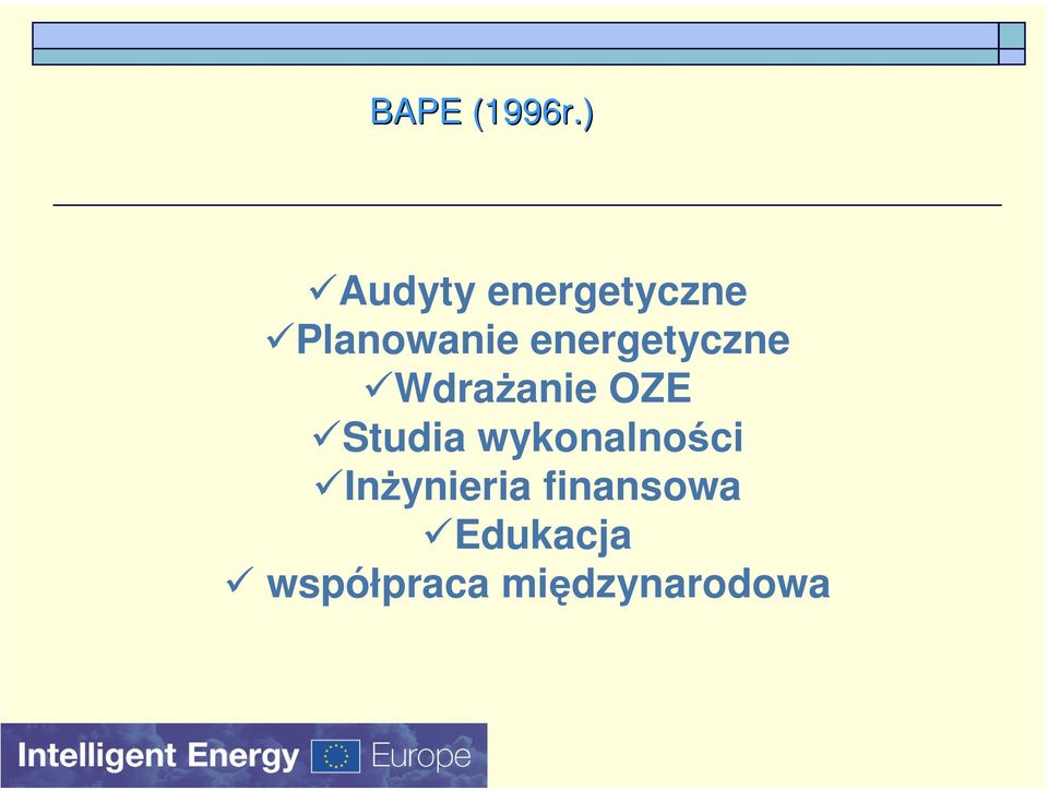 energetyczne Wdrażanie OZE Studia