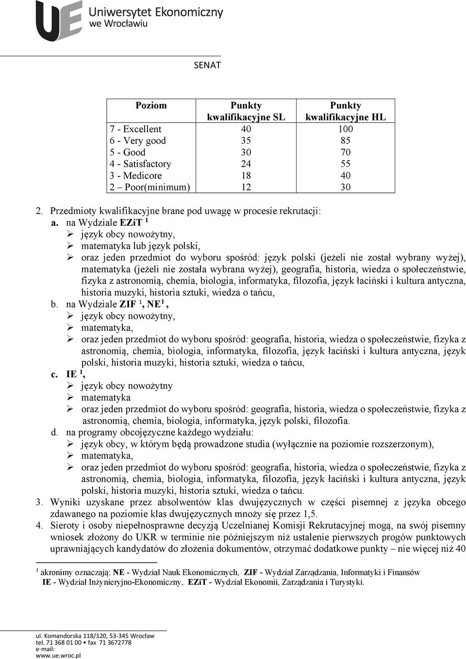 na Wydziale EZiT 1 język obcy nowożytny, matematyka lub język polski, oraz jeden przedmiot do wyboru spośród: język polski (jeżeli nie został wybrany wyżej), matematyka (jeżeli nie została wybrana