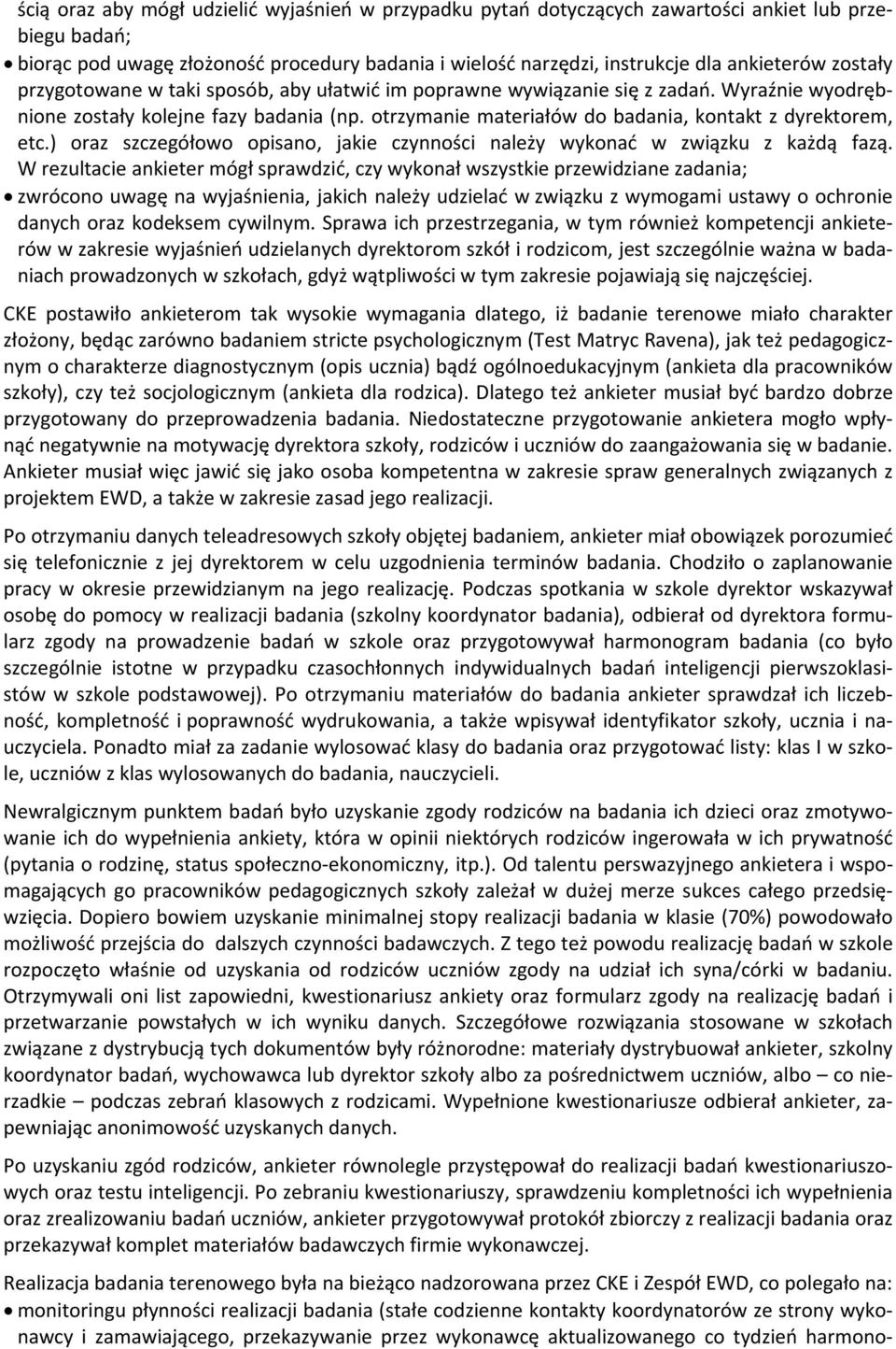 ) oraz szczegółowo opisano, jakie czynności należy wykonać w związku z każdą fazą.