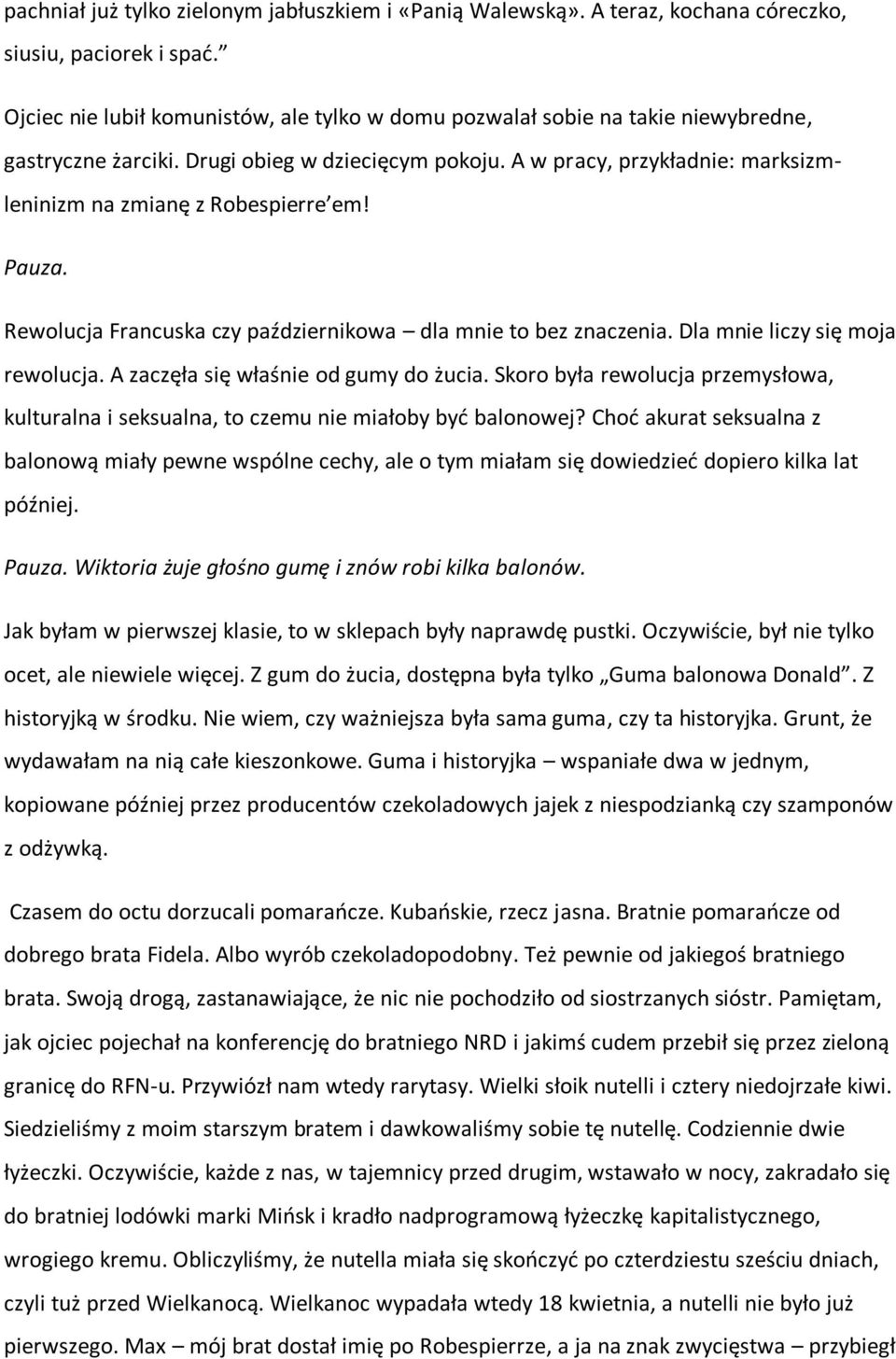 guma, która tryska najlepsze czarne akty