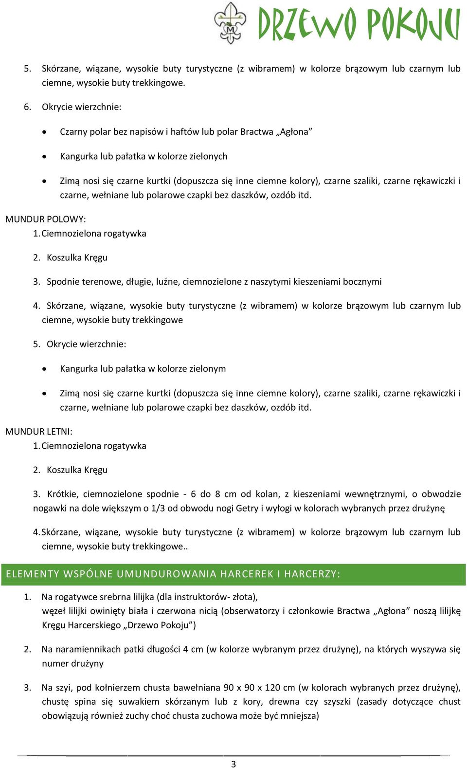 Spodnie terenowe, długie, luźne, ciemnozielone z naszytymi kieszeniami bocznymi 4.