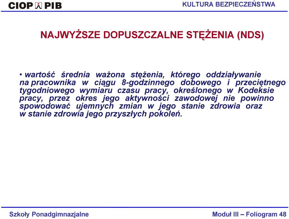 tygodniowego wymiaru czasu pracy, określonego w Kodeksie pracy, przez okres jego aktywności zawodowej