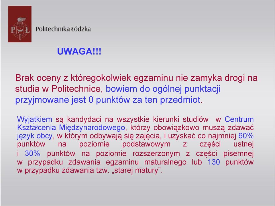 za ten przedmiot.
