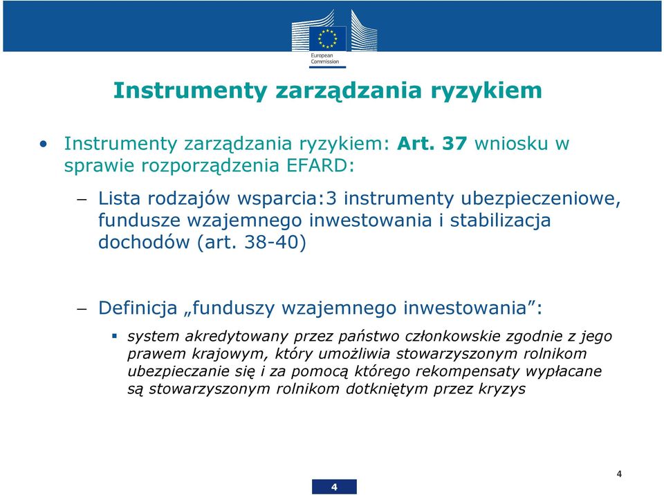 inwestowania i stabilizacja dochodów (art.