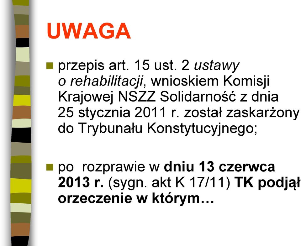 Solidarność z dnia 25 stycznia 2011 r.