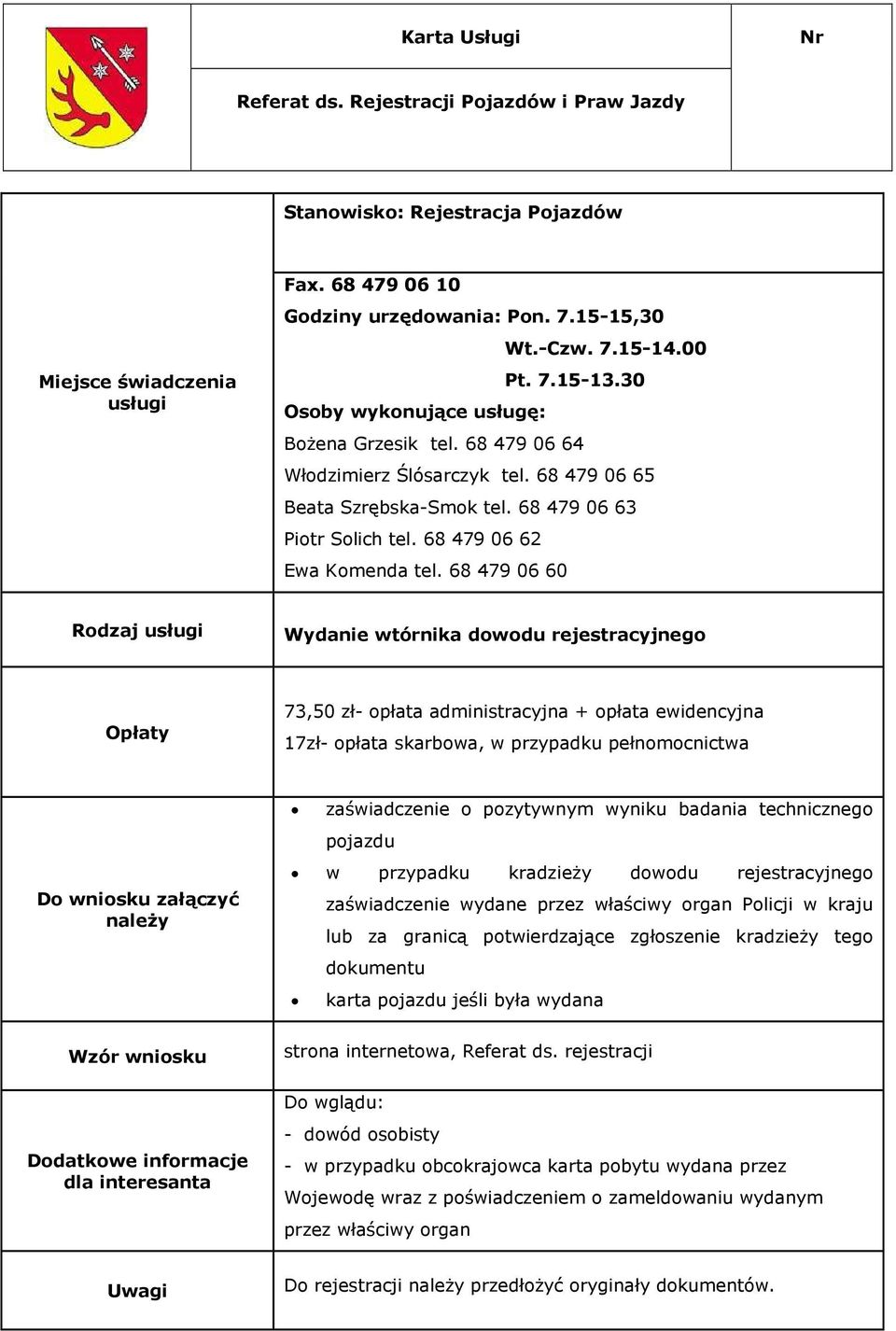 zaświadczenie o pozytywnym wyniku badania technicznego pojazdu w przypadku kradzieży dowodu