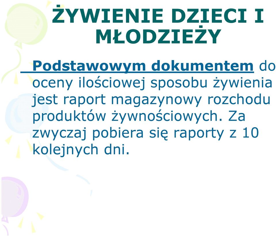 magazynowy rozchodu produktów