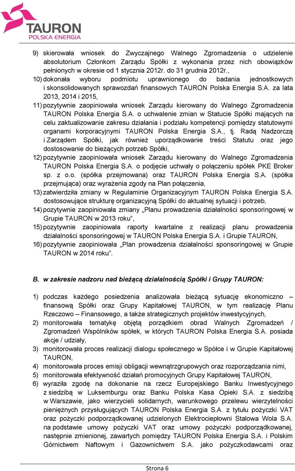 RON Polska Energia S.A.