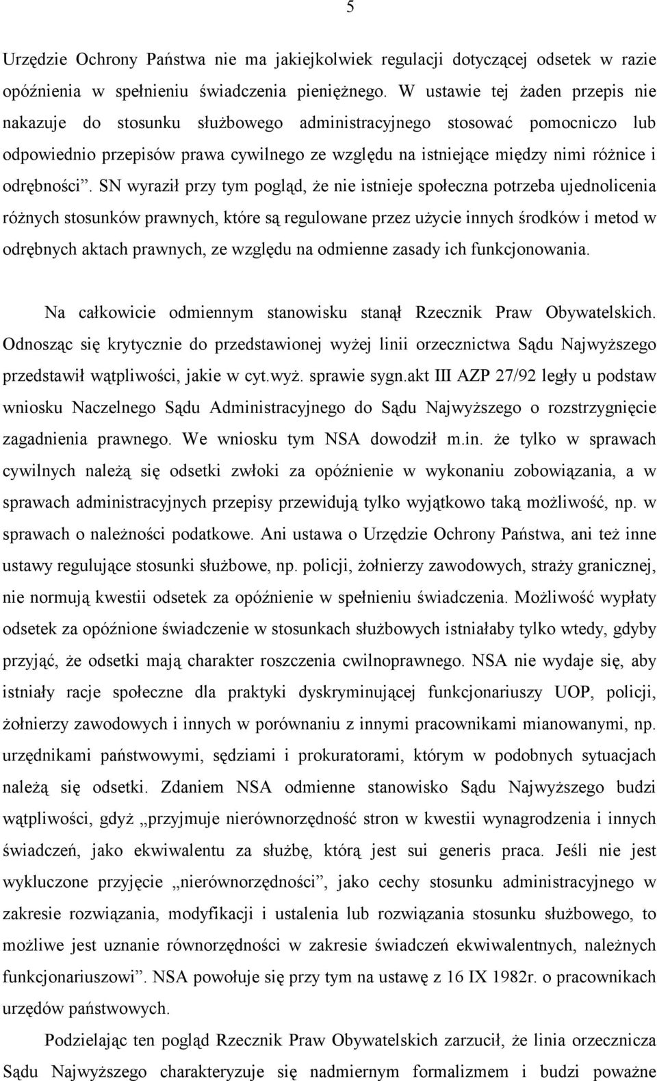 odrębności.