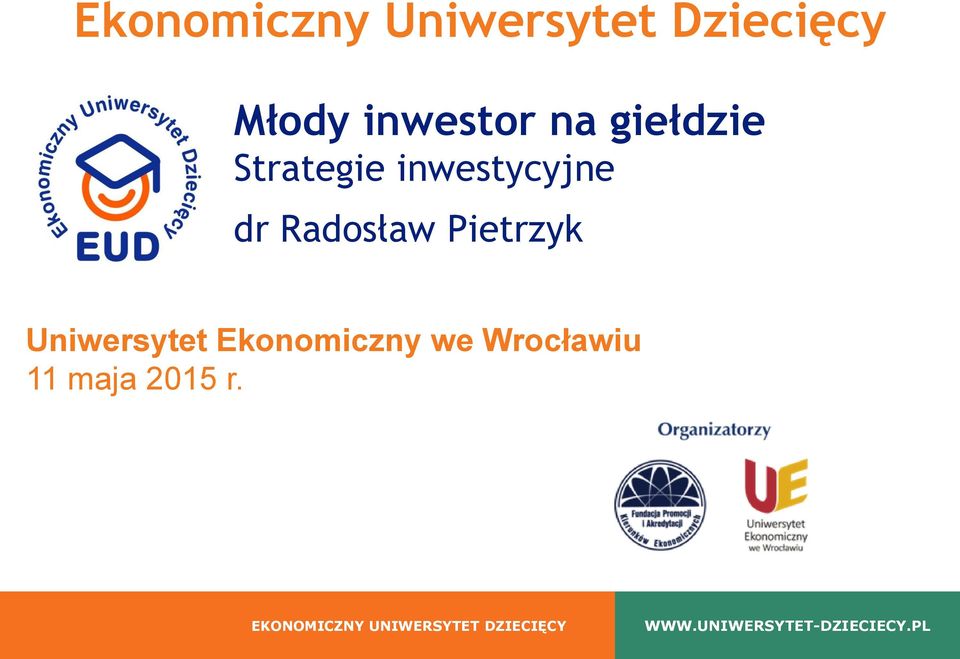 inwestycyjne dr Radosław Pietrzyk