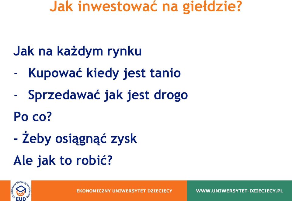 jest tanio - Sprzedawać jak jest