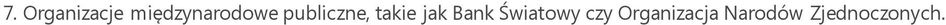 takie jak Bank Światowy