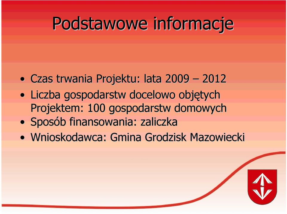 Projektem: 100 gospodarstw domowych Sposób b